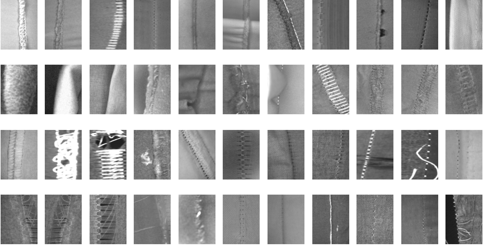 Textile Seam Detector based on non-contact technique
